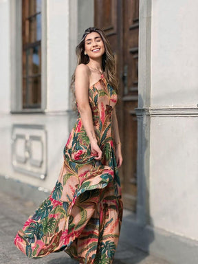 Vestido Longo Piscina Tropica