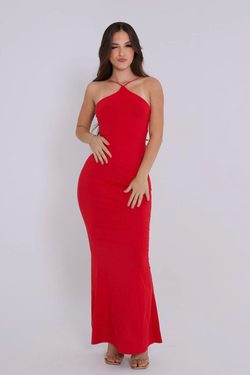 Vestido June vermelho