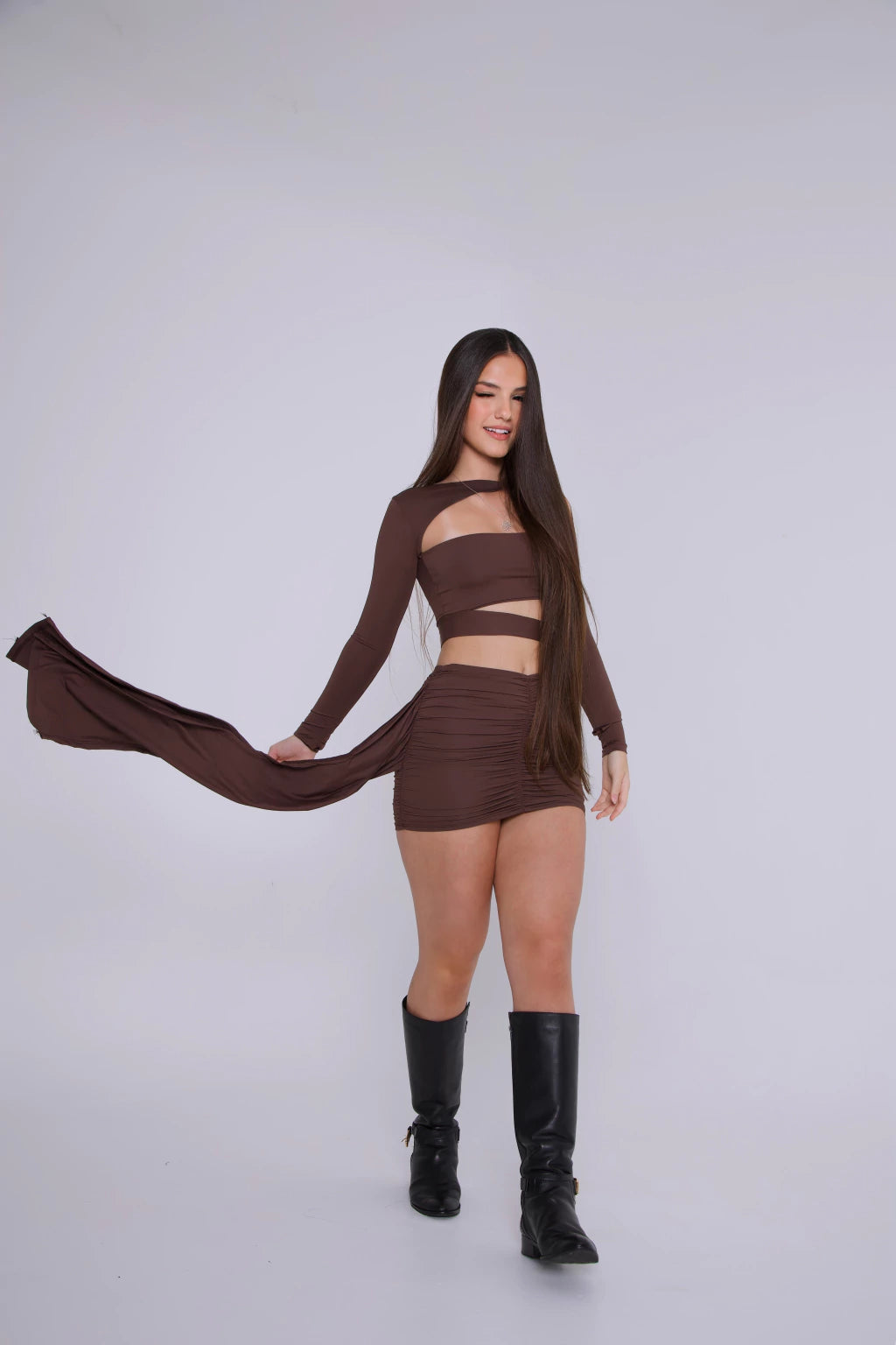 Conjunto Dior Marrom Viral